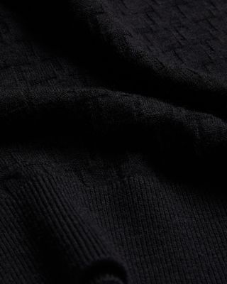 Textured Stitch Crewneck Sweater