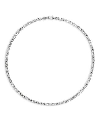 Men's Streamline&reg; Heirloom Chain Link Necklace in Sterling Silver, 5.5mm