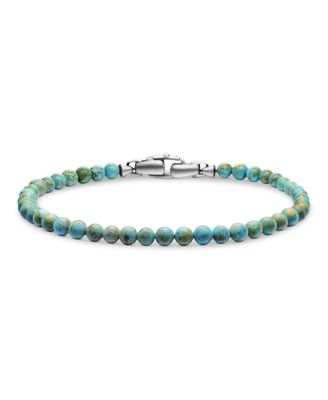 David Yurman - Men's Spiritual Beads Bracelet with Turquoise