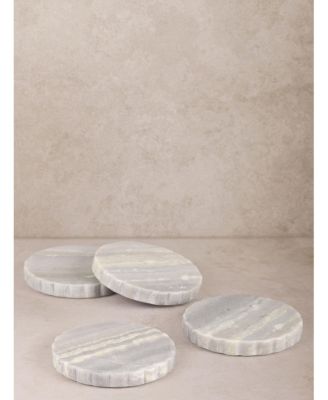 Sierra Green Onyx Coasters, Set of 4