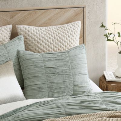 Ruched Gauze Bedding Collection