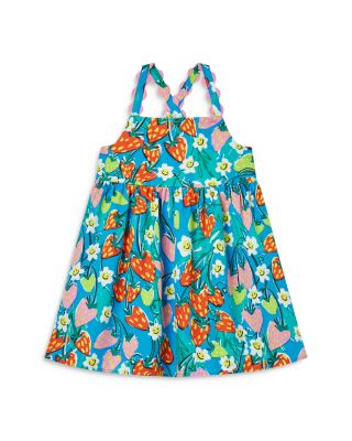 Stella McCartney - Girls' Stawberry Floral Strappy Dress - Little Kid