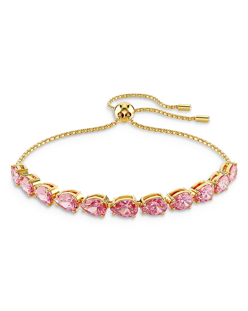 Swarovski Matrix Slider Bracelet In Pink