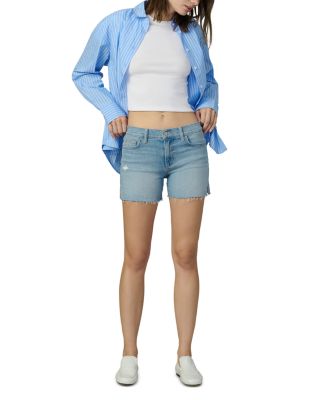 The Ozzie High Rise Jean Shorts in Accolade