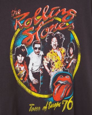  Unisex The Rolling Stones  Europe 76 Vintage Tee