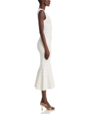 Leigh Open Knit Midi Dress