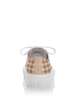 Women&#39;s Check Platform Sneakers