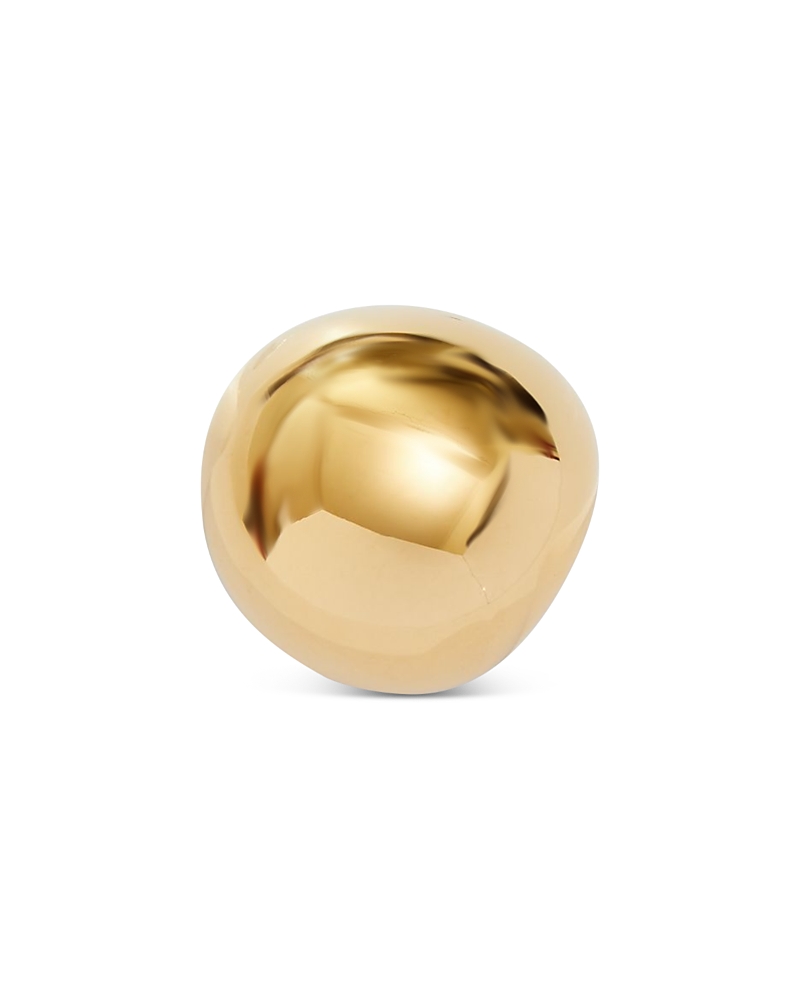 Shop Aqua Polished Bold Dome Statement Ring - Exclusive In Gold