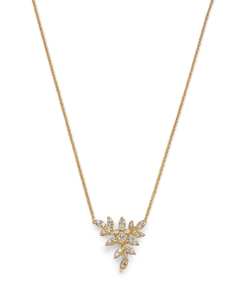 Bloomingdale's Fine Collection Diamond Statement Necklace In 14k Yellow Gold, 0.42 Ct. T. W. In Gold