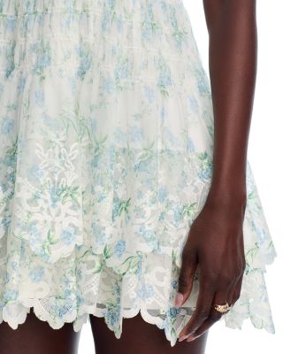 Flutter Trim Mini Dress - Exclusive