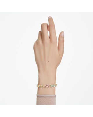 Gema Mixed Cut Multicolor Crystal Tennis Bracelet
