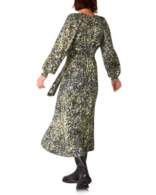 Petite Marlow Leopard Swirl Dress