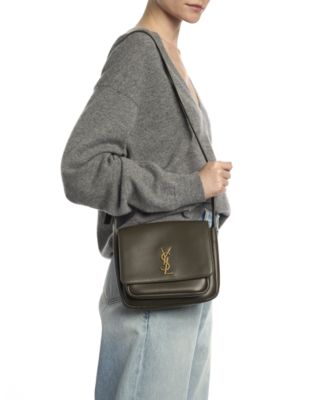 Niki Satchel Shoulder Bag in Leather