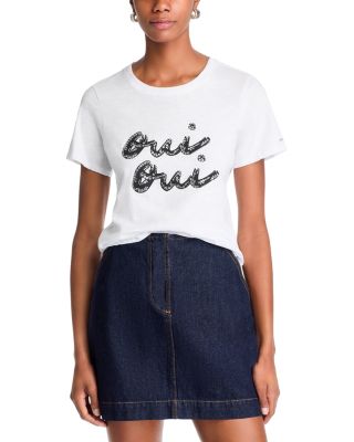 Cinq à Sept - Rhinestone Oui Oui Tee