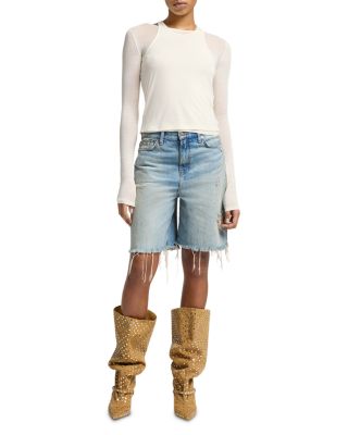 ショートパンツ 7 For All Mankind SS25 'Lola' shorts (7U027066 U7CPR) Lola Shorts Copper - Shorts | 7 For All Mankind