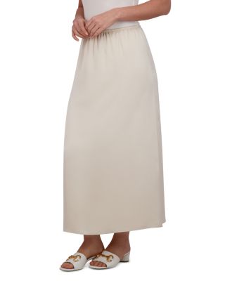 Satin A Line Skirt