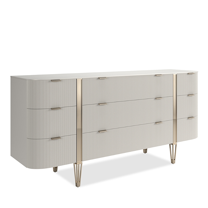 Caracole Love At First Sight 74 Dresser, Matte Pearl