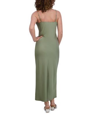 Satin Straight Slip Dress