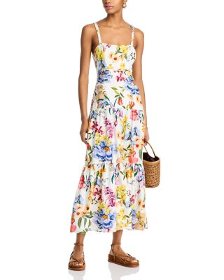 Greek Garden Sleeveless Maxi Dress