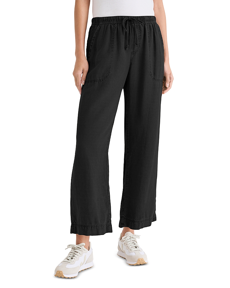 Splendid Supersoft Wide Leg Pant In Black