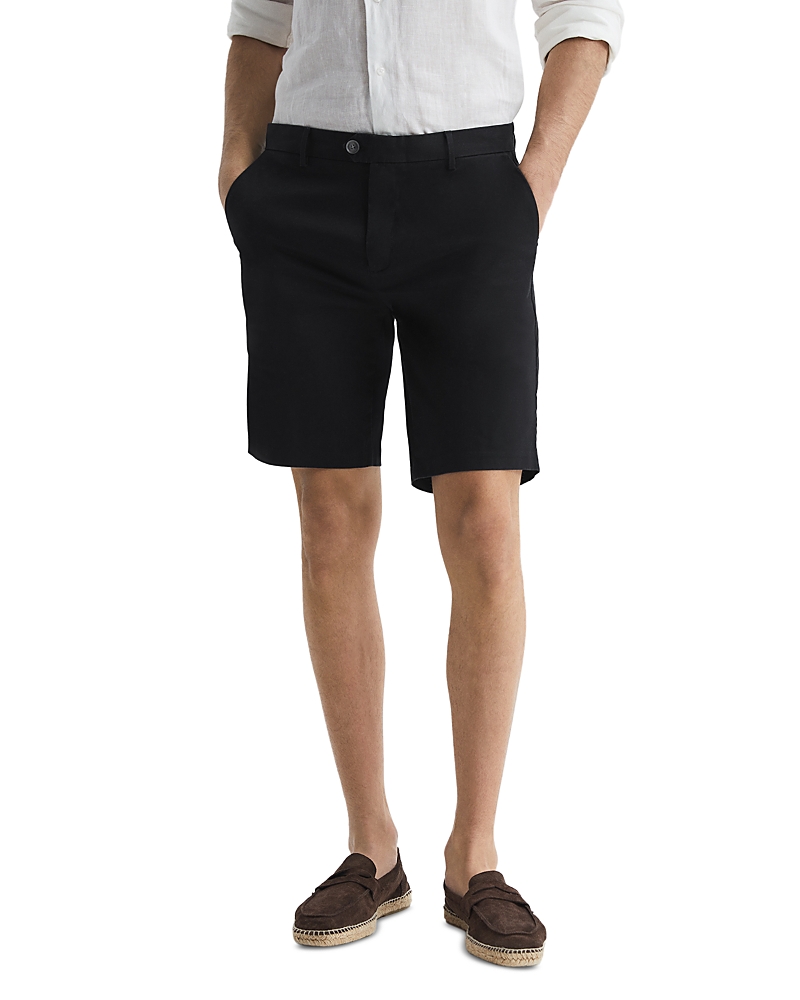 Reiss Wicket Modern Fit Chino Shorts In Black