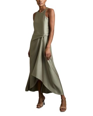 REISS - Micah Draped Occasion Dress