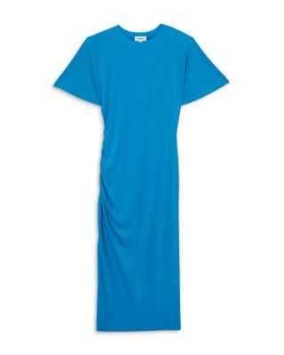 Tulia Side Ruched Midi Dress