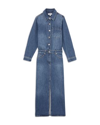 【海外限定】REISSワンピース☆Terra Denim Midi Dress, Indigo REISS Terra Denim Midi Dress | Bloomingdale's