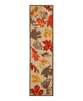 Liora Manne Ravella Falling Leaves Runner Area Rug, 2' x 8'