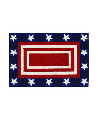 Liora Manne Frontporch Patriotic Pendant  Area Rug Collection