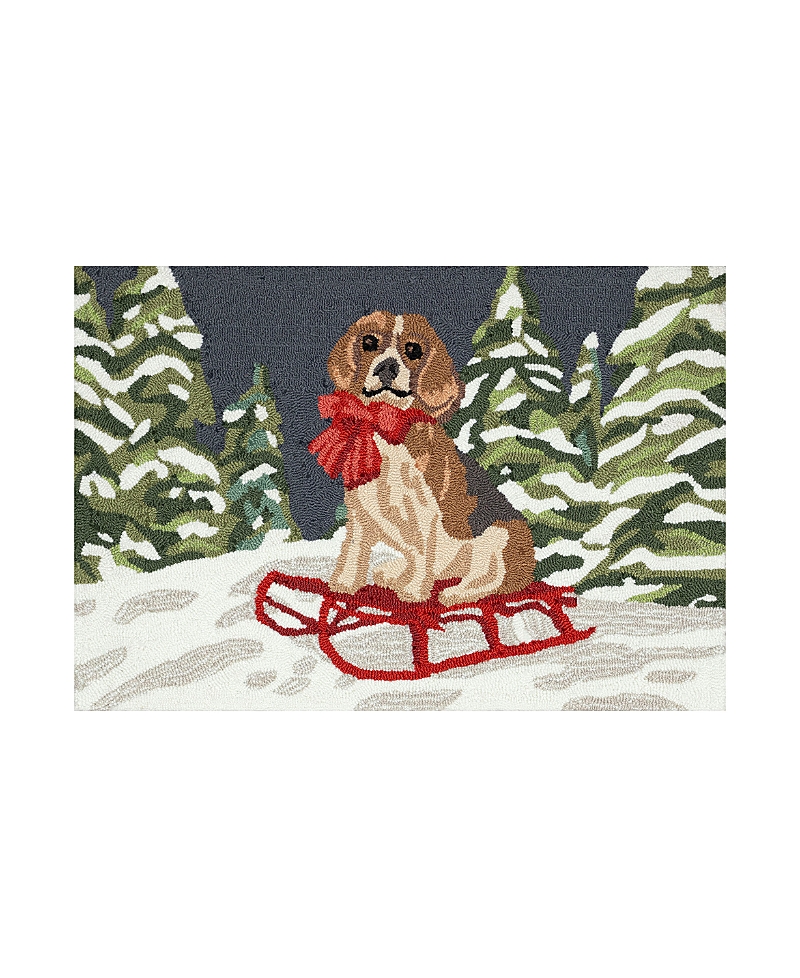 Liora Manne Frontporch Winter Sled Dog Area Rug, 1'8 x 2'6