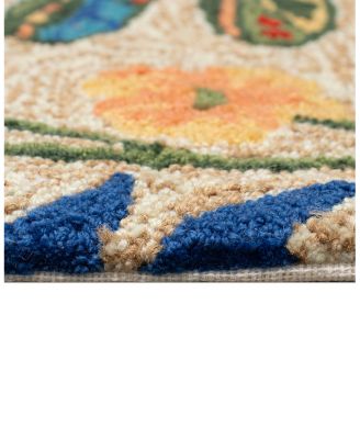 Liora Manne Frontporch Floral Dragonfly Area Rug, 2'6" x 4'