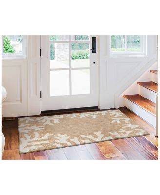 Liora Manne Capri Coral Border Area Rug, 1'8" x 2'6"