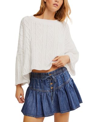Roselle Denim Mini Skirt 