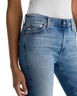 Mari Mid Rise Crop Straight Leg Jeans in 13 Years Reign