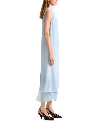 Noor Silk Turtleneck Dress