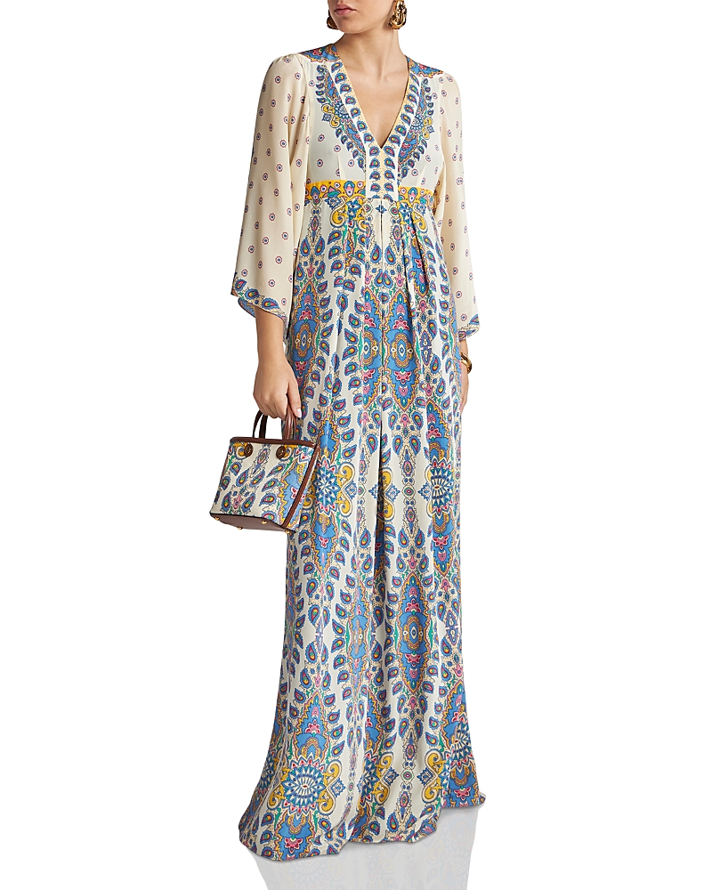 Etro Silk Printed Maxi Dress