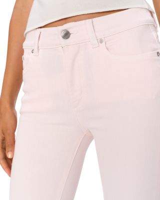 Mara Straight Mid Rise Instasculpt™ Ankle Jeans in Primose Pink