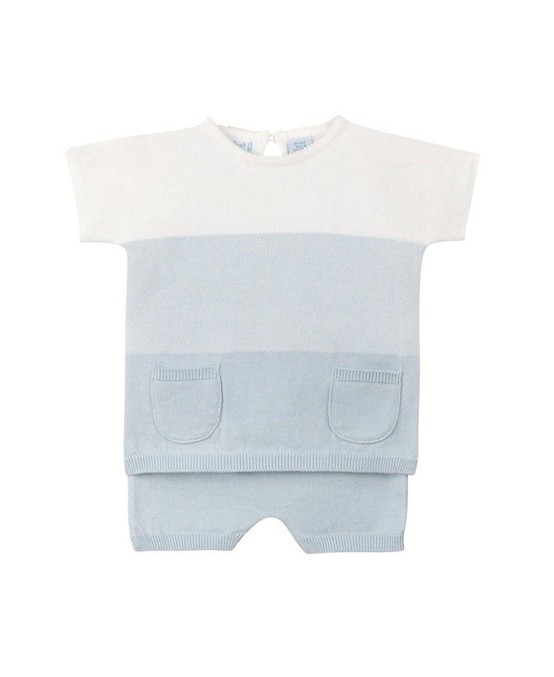 Feltman Brothers Unisex Ombre Knit Set - Baby, Little Kid In Powder Blue