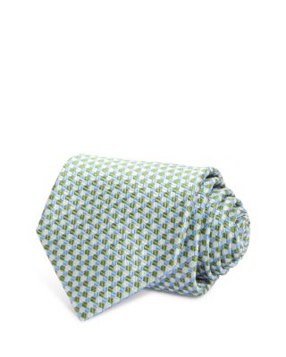 David Donahue Classic Silk Geometric Tie