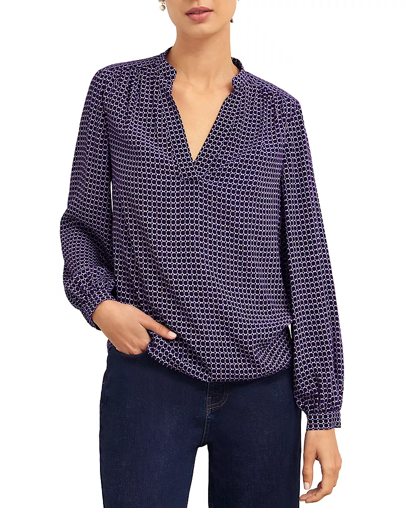 Hobbs London Mila Printed Blouse