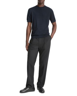 Classic Fit Short Sleeve Wool Sweater
