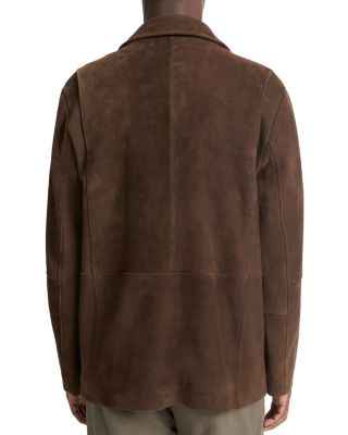Suede Regular Fit Utility Jacket  