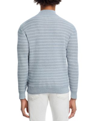 South Bend Striped Quarter Zip Sweater