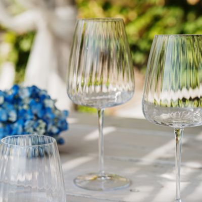Francesca Green Wine Glass