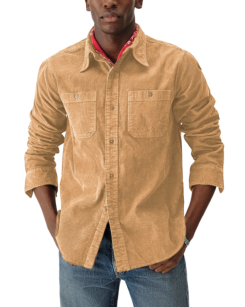 BUCK MASON CRAFTSMAN STATION COTTON CORDUROY CLASSIC FIT BUTTON DOWN WORK SHIRT