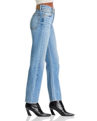 Harlow Mid Rise Ankle Jeans in Orian 