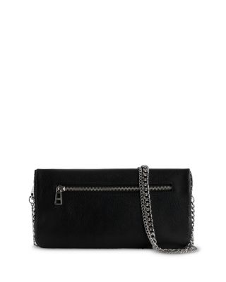 Rock Studded Leather Clutch