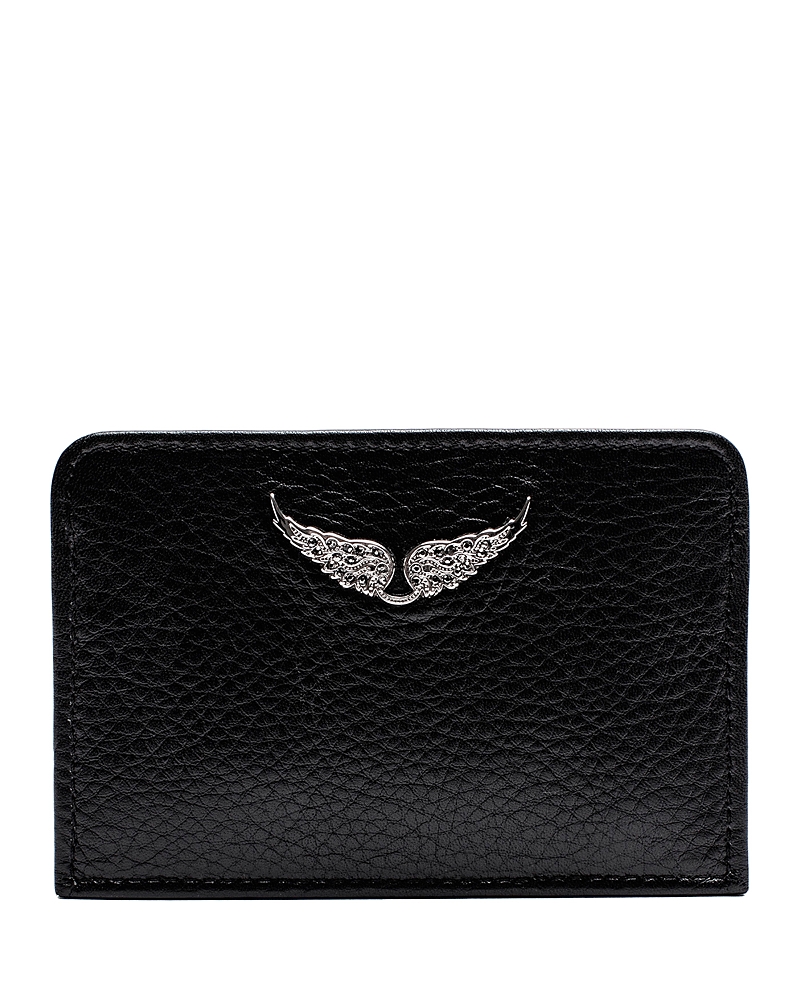 Zadig & Voltaire Porte-cartes Zv Pass In Noir