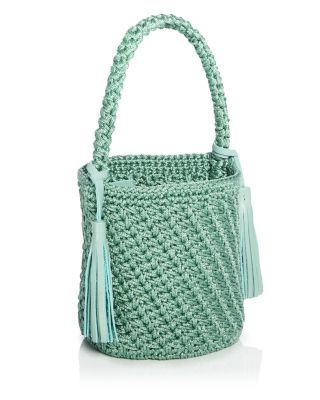Camila Woven Bucket Bag
